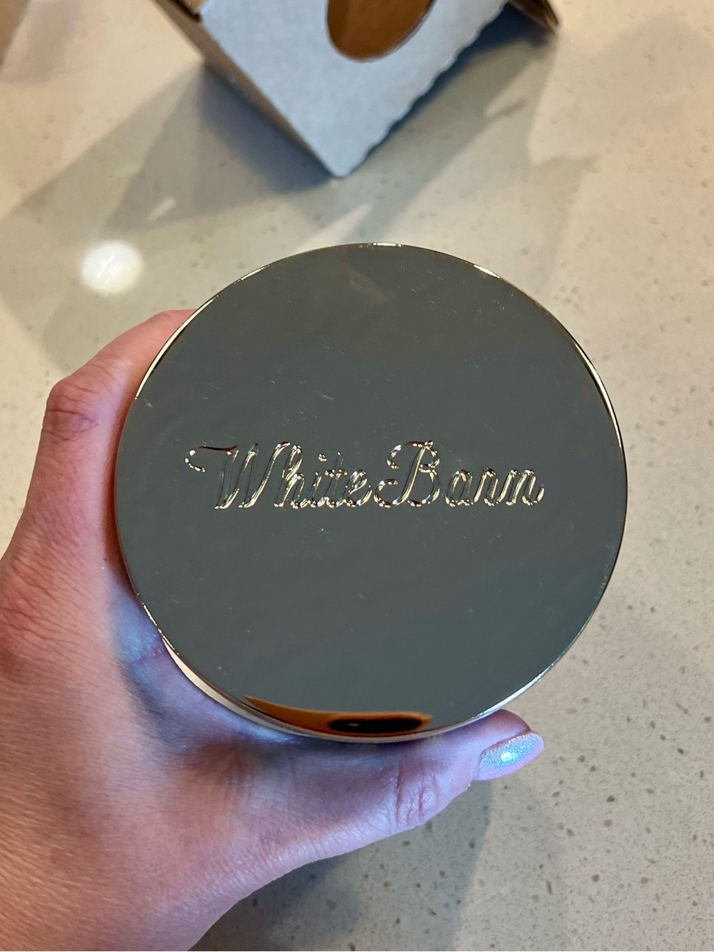 White Barn Bergamot Waters Scented Candle - NWT - Picture 6 of 8